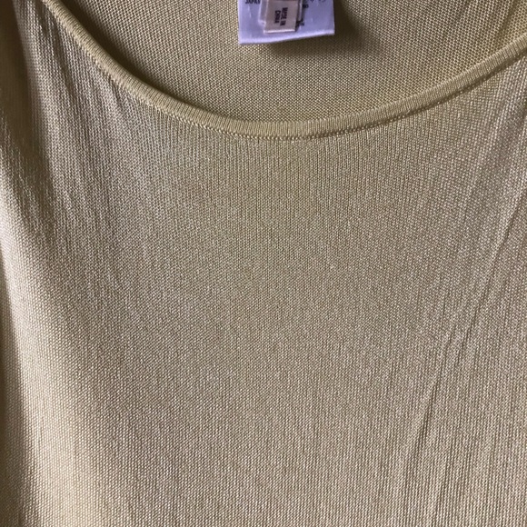 ❤️Escada Yellow Knit Sleeveless Tank Top Size EUR 42/L - Picture 6 of 9